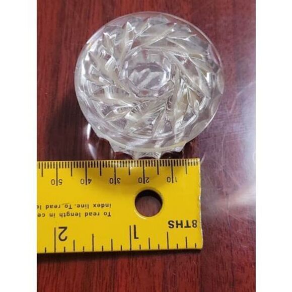 Phil Papel Imports Crystal Glass Small Trinket Gift Box Made in Germany Vintage - Picture 9 of 11